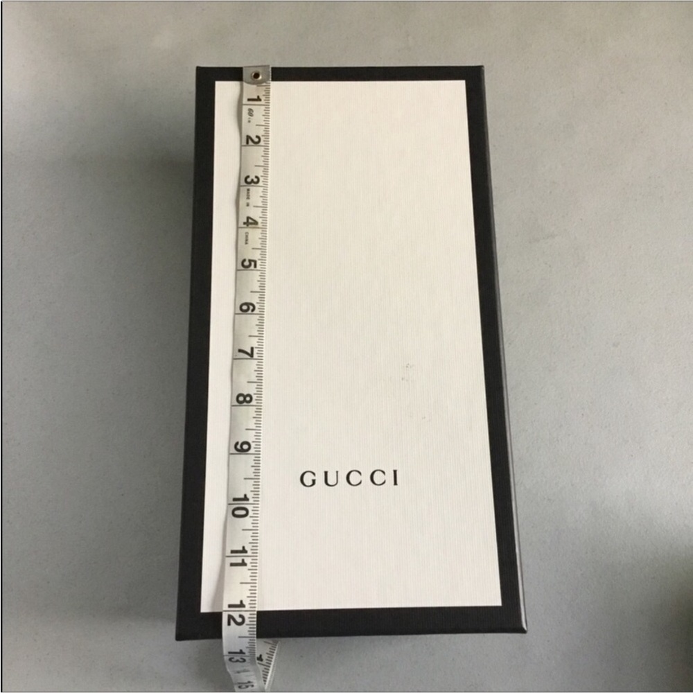 GUCCI EMPTY SHOE BOX NO SHOES 2/DUST BAGS BOX LABEL SIZE 37.5-7.5 - Picture 8 of 16